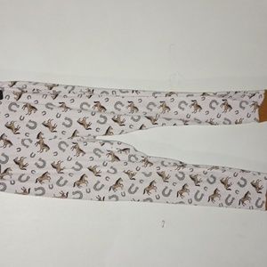Horse and horse shoe PJ pants
